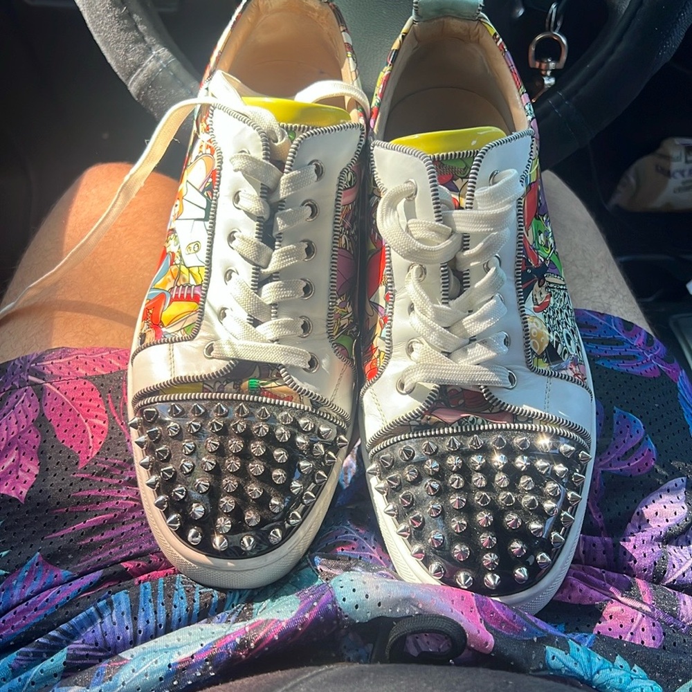 Colorful Studded Women's Sneakers